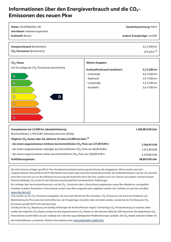 Efficiency-Label-POLO-Polo-Life-10-l-59-kW-80-PS