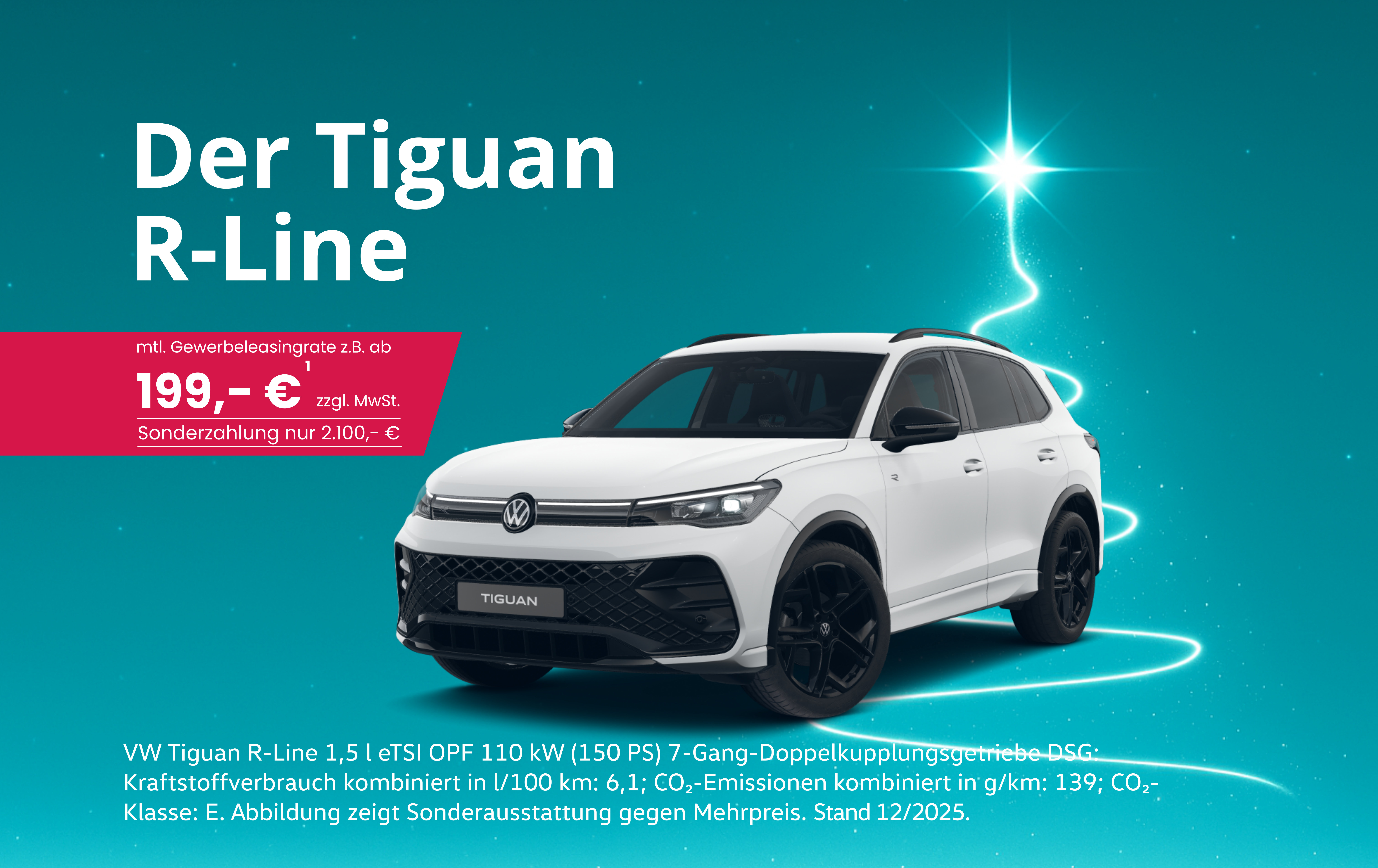 Volkswagen Tiguan R-Line Gewerbeleasing