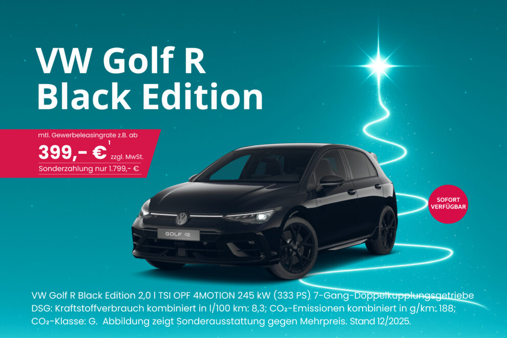 Volkswagen Golf R Black Edition