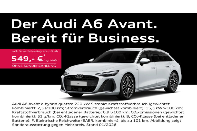 Audi A6 Avant weiß
