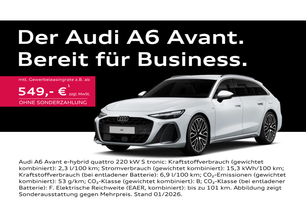 Audi A6 Avant weiß