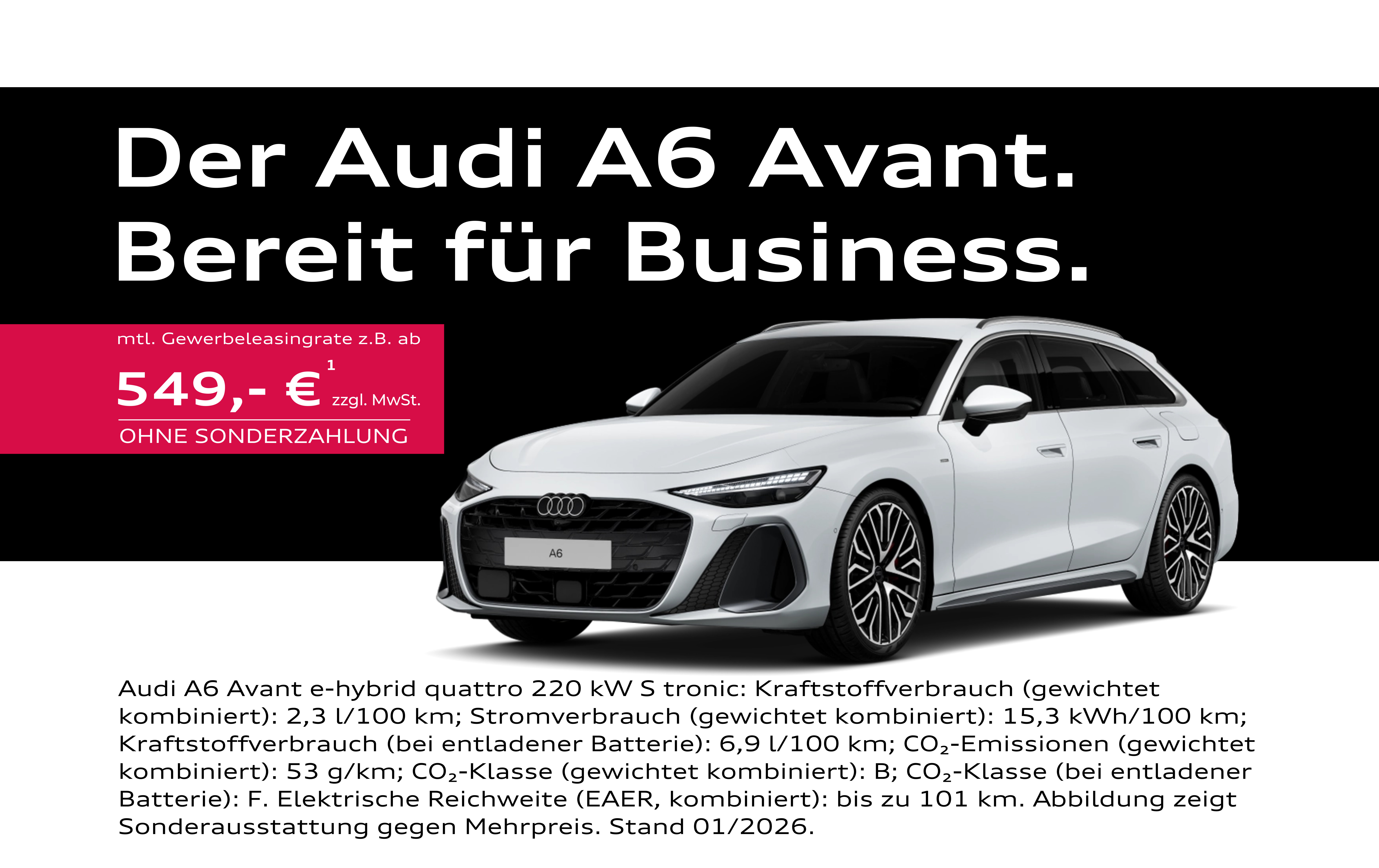 Audi A6 Avant weiß