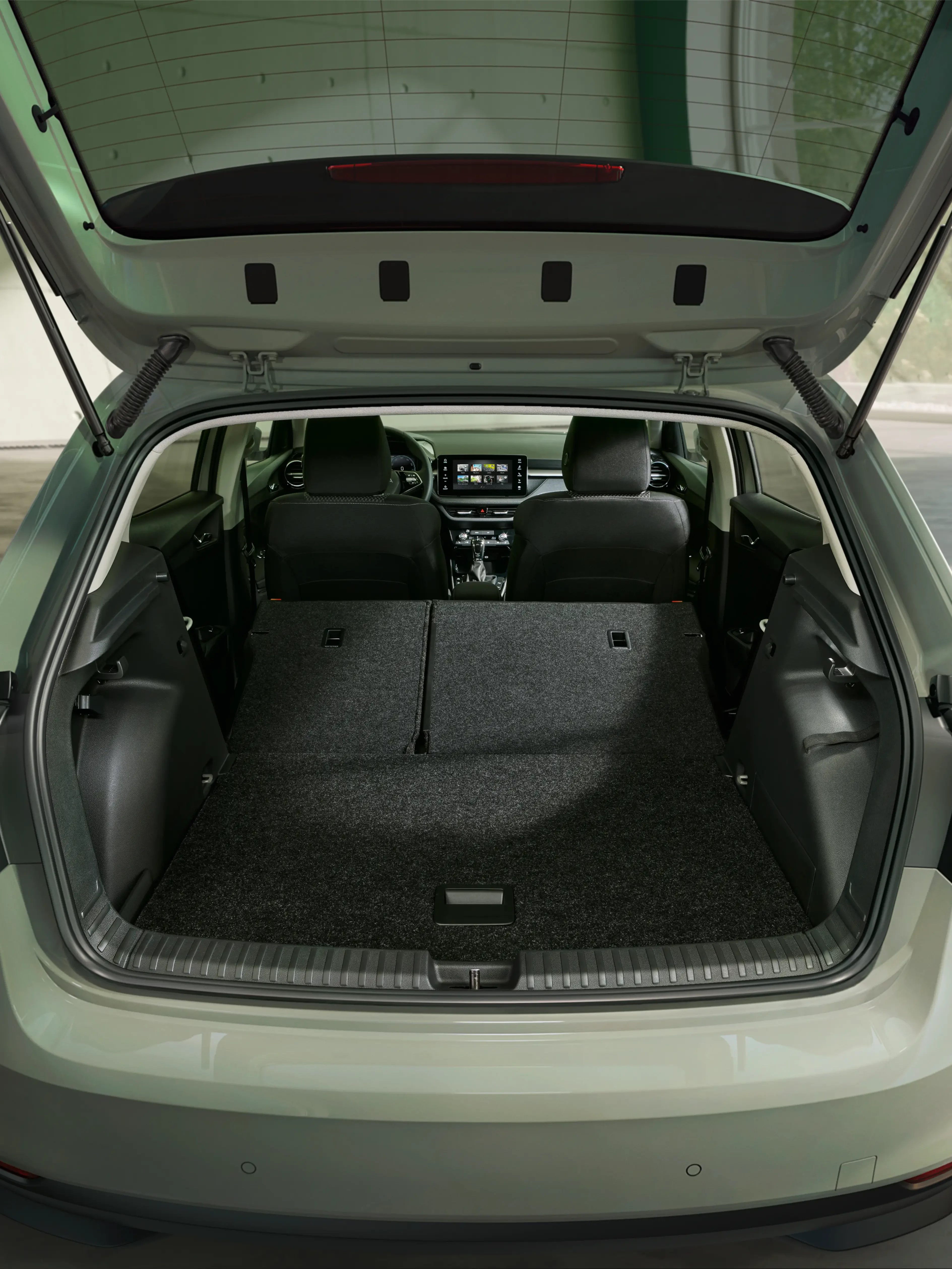 Skoda Fabia grün Kofferraum