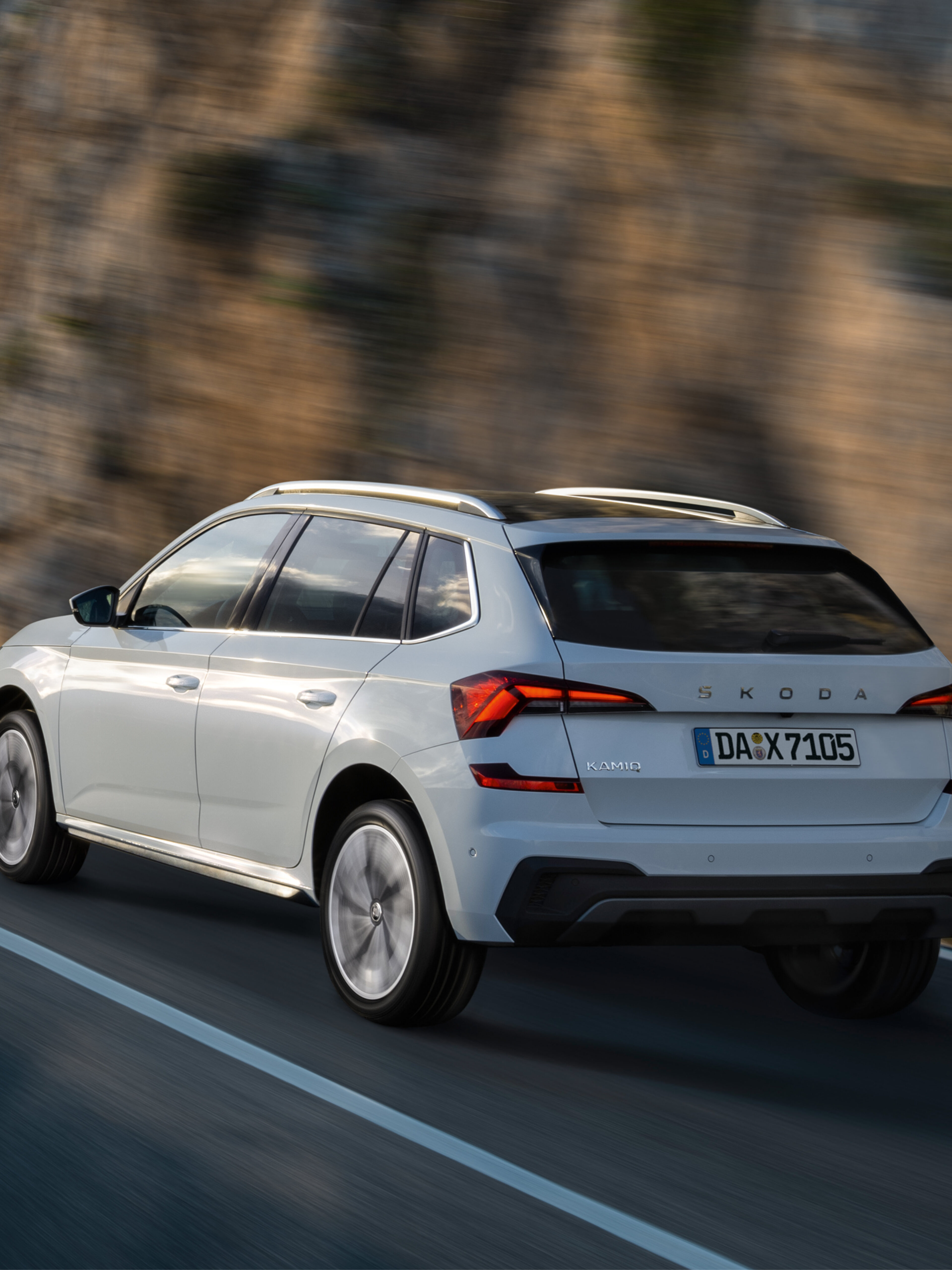 Skoda Kamiq Heck Seitenansicht