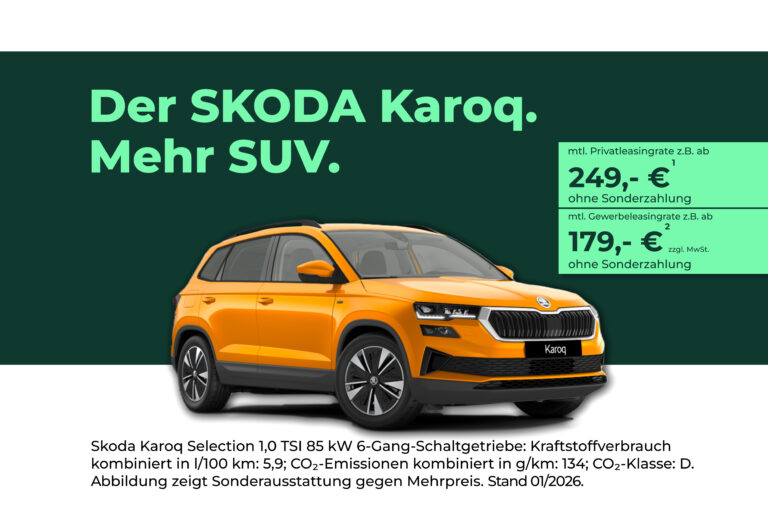 Skoda Karoq orange