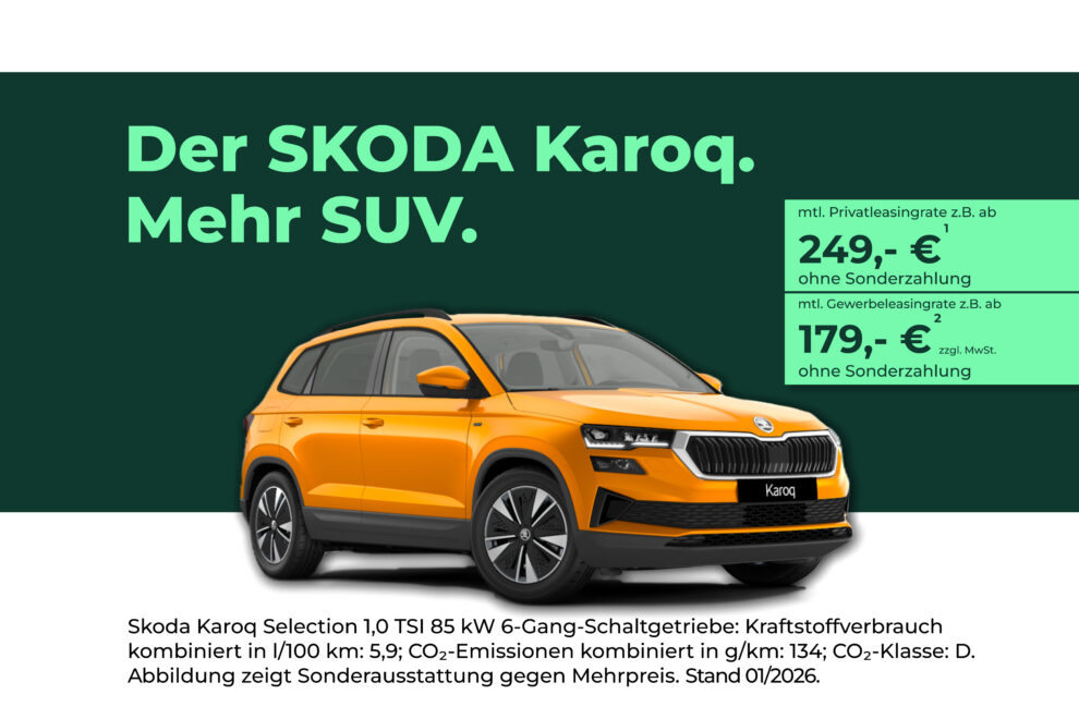 Skoda Karoq orange