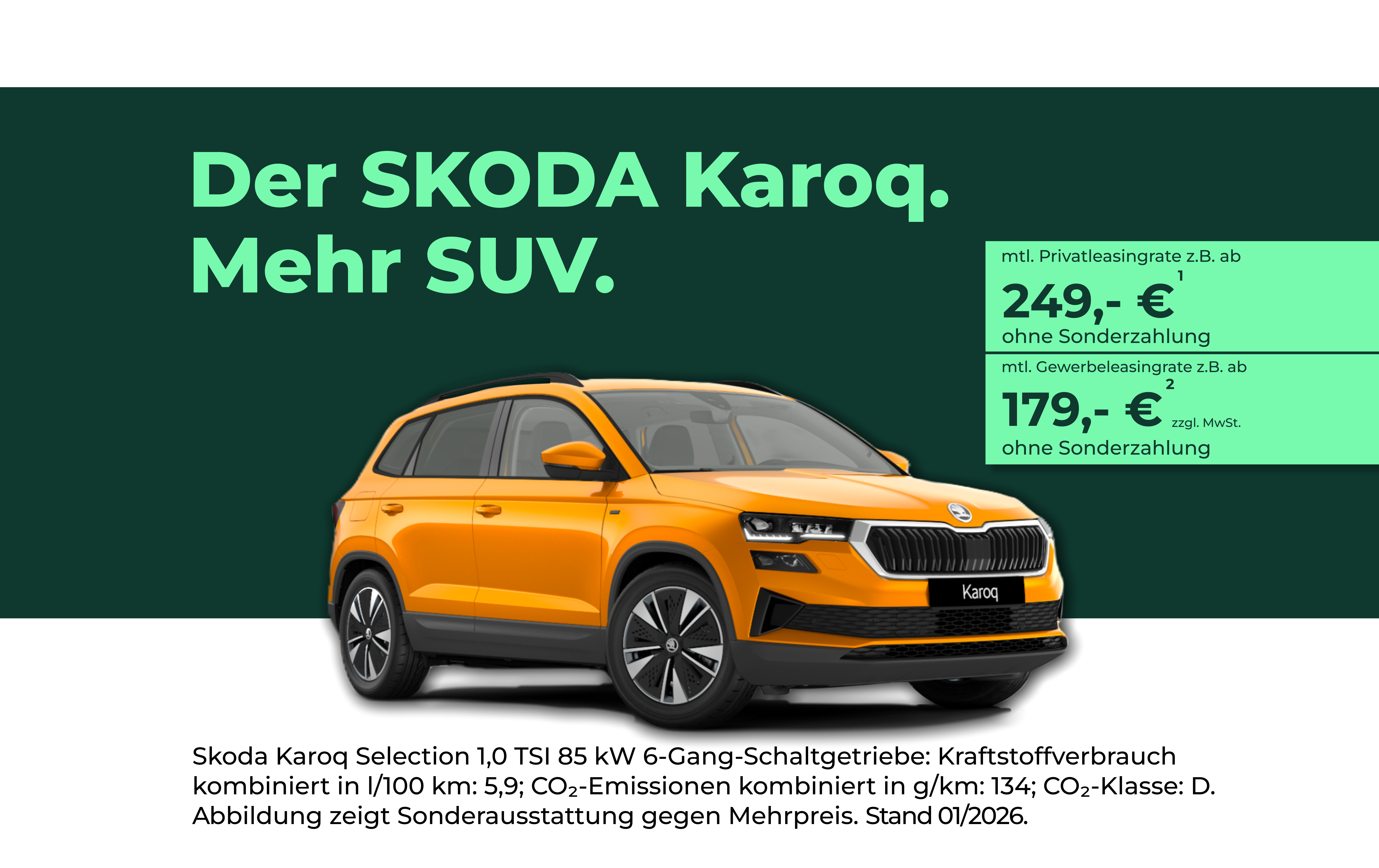 Skoda Karoq orange