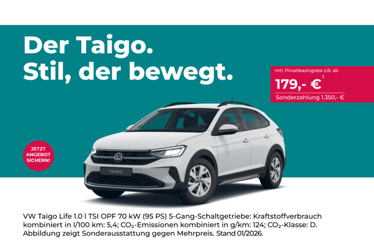 Volkswagen taigo weiss