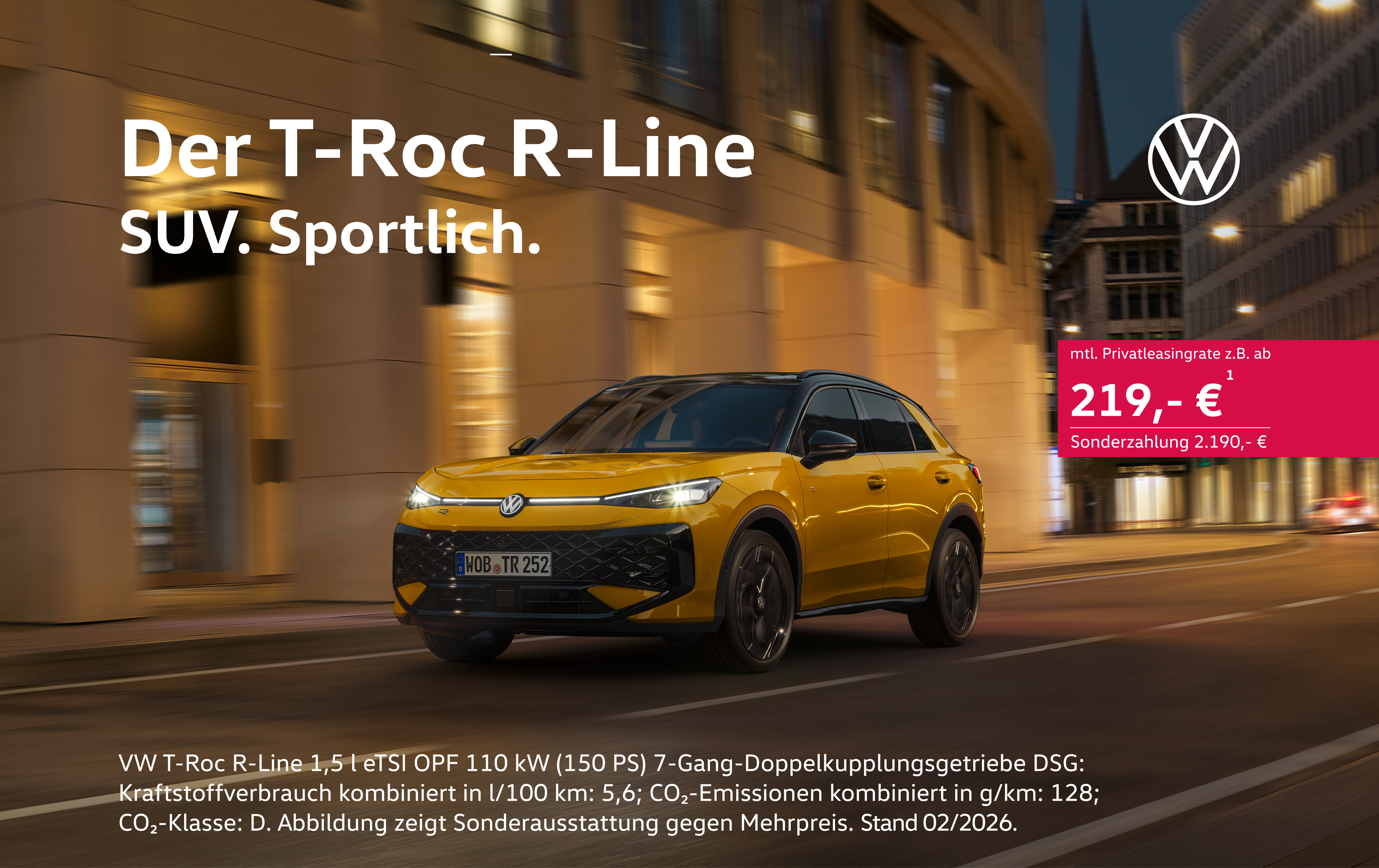 VW T-Roc R-Line