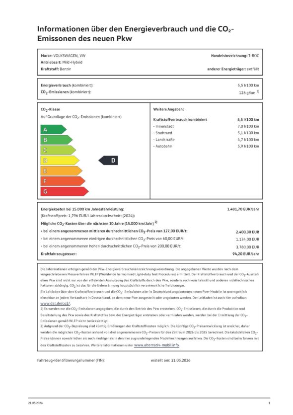 Efficiency-Label-T-ROC-LIFE PC Efficiency-Label-T-ROC-LIFE PC