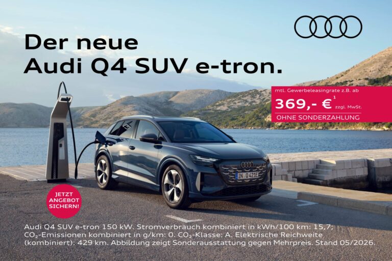 der neue audi q4 suv e-tron