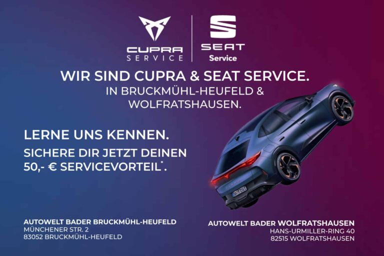Aktion Webseite Cupra SEAT
