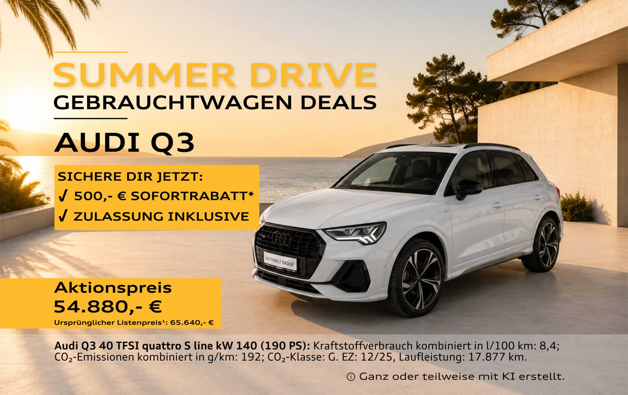 Gebrauchtwagen Audi Q3 Summer Drive
