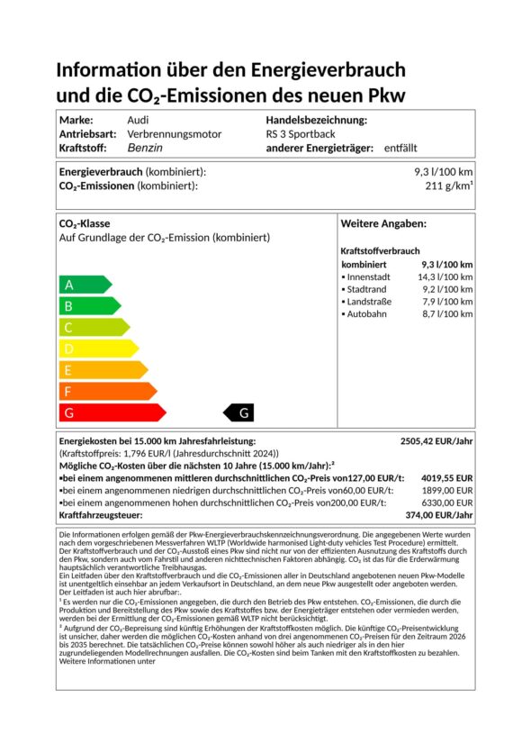 Audi_RS_3_Sportback-CO2 Label_ Audi_RS_3_Sportback-CO2 Label_