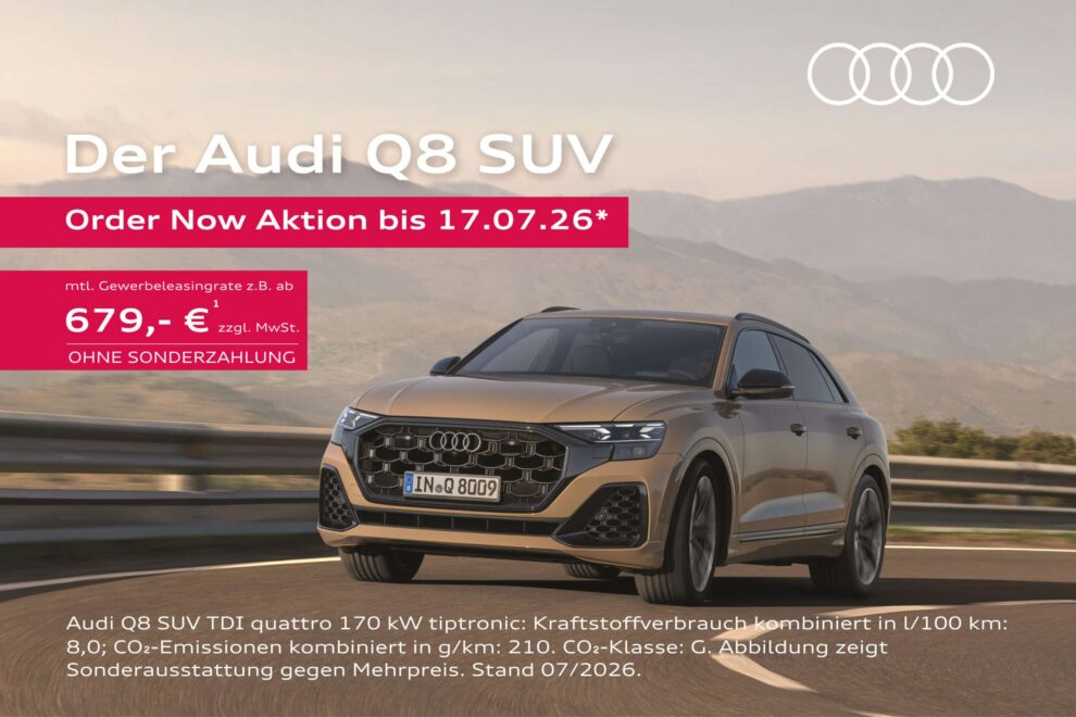 Audi Q8 Order Now